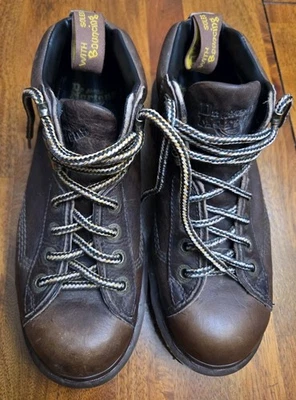 Botines Dr Martens England Suelas Rebotantes 8287 Cuero Marrón Mujer Talla 6 Foto 1 de 4