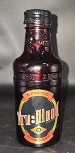 HBO True Blood O-Positive Tru Blood Orange Vampire bottiglia di vetro solo vuota - Foto 1 di 7