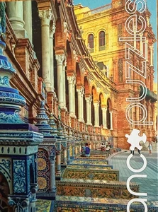 Buffalo Games  Spanish Tiles  500 Piece Blanc Puzzles Jigsaw Puzzle NEW - Picture 1 of 7