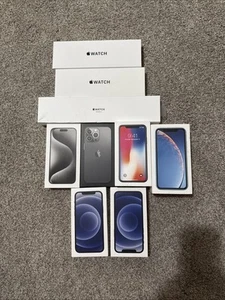 Boîtes iPhone et boites Apple Watch vides lot de 9 - Photo 1 sur 2