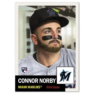 Topps MLB® Living Set® Card #834 ⚾️ Connor Norby RC ⚾️ Miami Marlins 🎣 - Picture 1 of 4