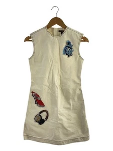 LOUIS VUITTON Other Sleeveless Dress 34 Cotton Ivory VCCW04 Used - Picture 1 of 4