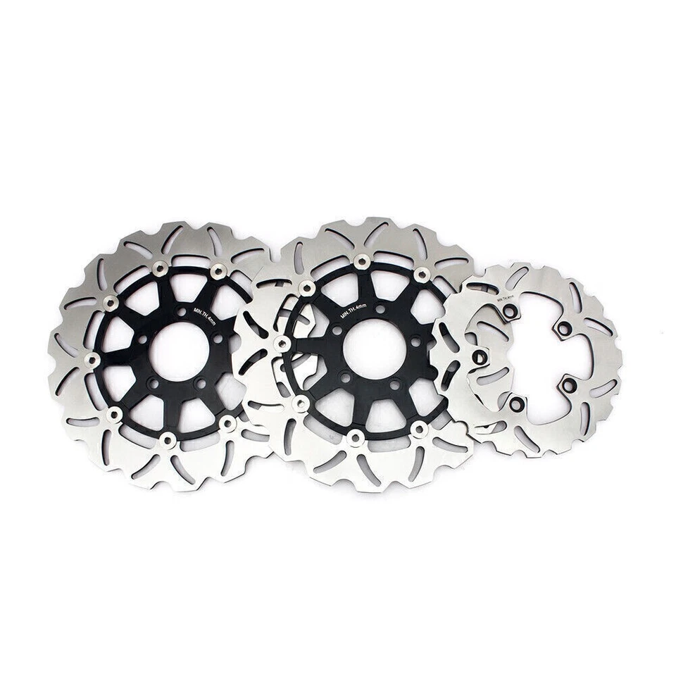 Front Rear Brake Rotors Discs For Suzuki SV1000S SV 1000 Classic 2003-2007 2006 - Image 1 of 4