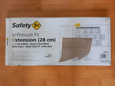 Treppenschutzgitter Verlängerung Saftey 1st 28cm - Bild 1 von 3
