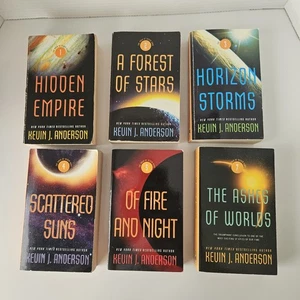 The Saga of the Seven Suns Lot Kevin J Anderson Paperback Lot 1 2 3 4 5 7 SF - Picture 1 of 8