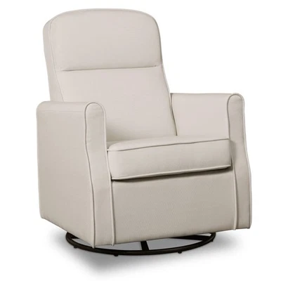 DELTA CHILDREN BLAIR SLIM NURSERY GLIDER SWIVEL ROCKER CHAIR - CREAM - Image 1 of 4