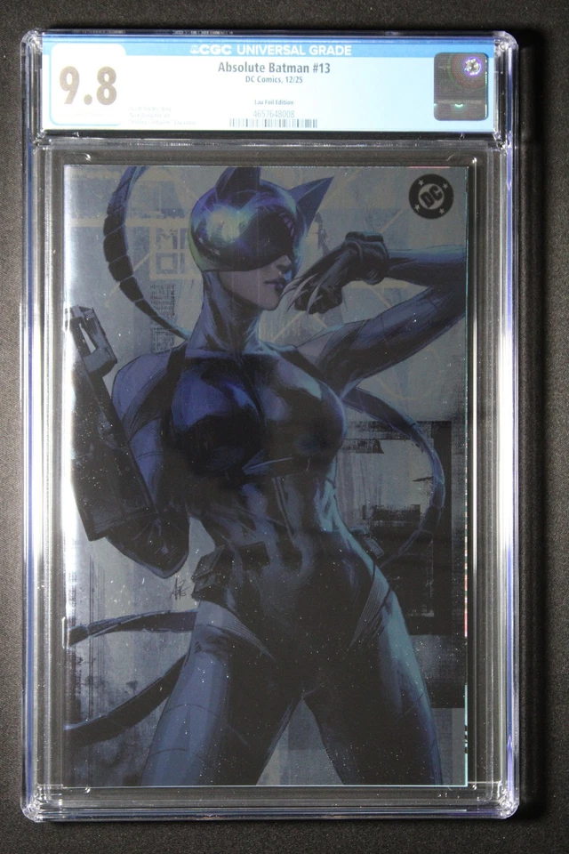 Absolute Batman #13 Stanley "Artgerm" Lau Foil Cardstock Variant Cover (DC Comics December 2025)
