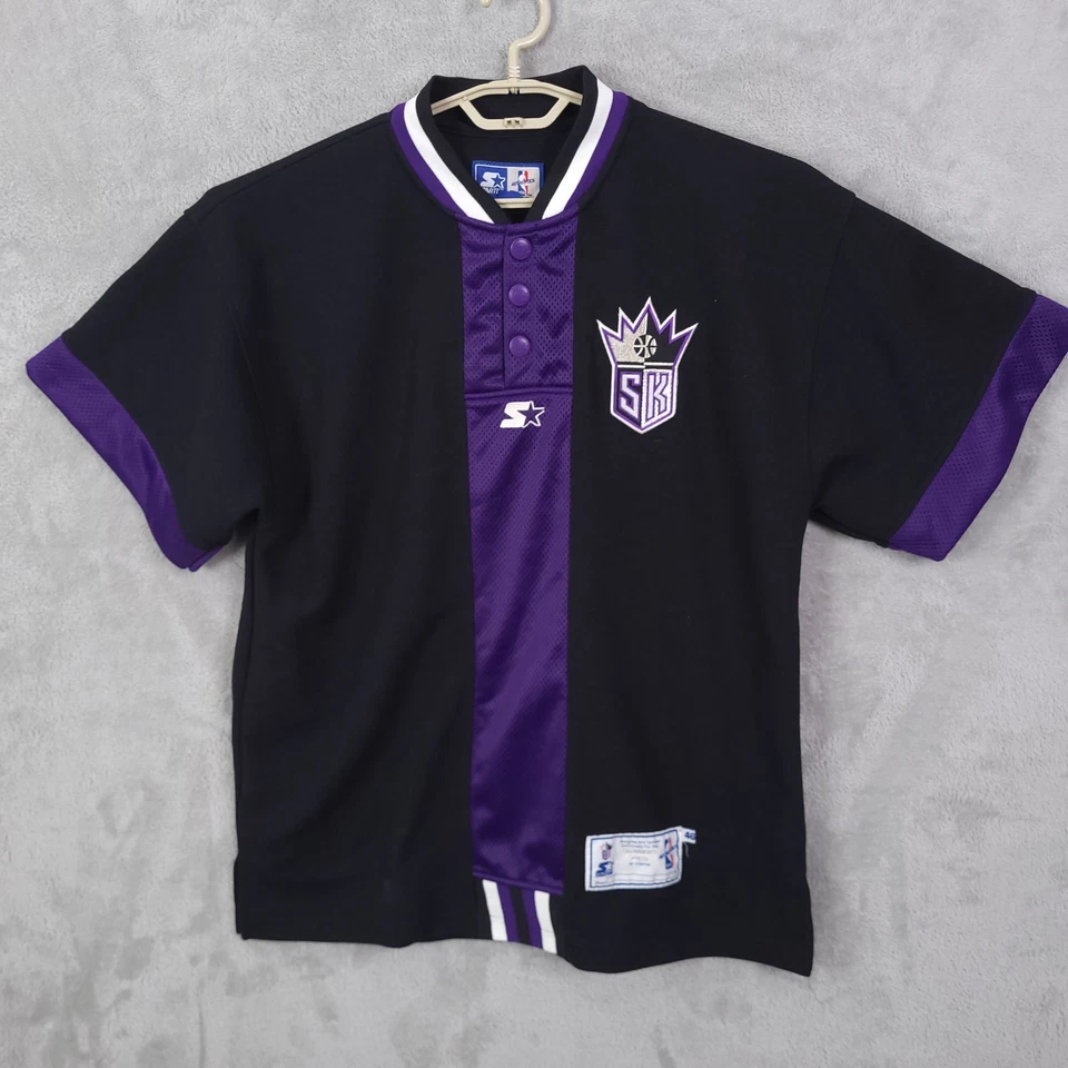 Camiseta deportiva vintage años 90 Sacramento Kings Starter corte profesional calentamiento M baloncesto Foto 1 de 4