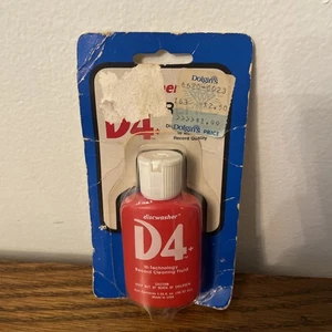 VTG Discwasher D4+ Cleaning Fluid 1.25 oz Bottle - New Old Stock - Sealed - Imagen 1 de 2