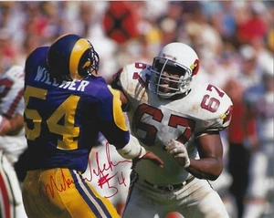 Autographed MIKE WILCHER Los Angeles Rams 8x10 Photo w/COA - Picture 1 of 1