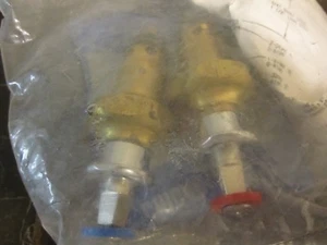Chicago Faucet Slo-Compression Valve Hot/Cold Set Style "XT" - Picture 1 of 3