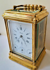 Handsome Rare Bright Gorge Complication L'epee Striking Repeating Carriage Clock