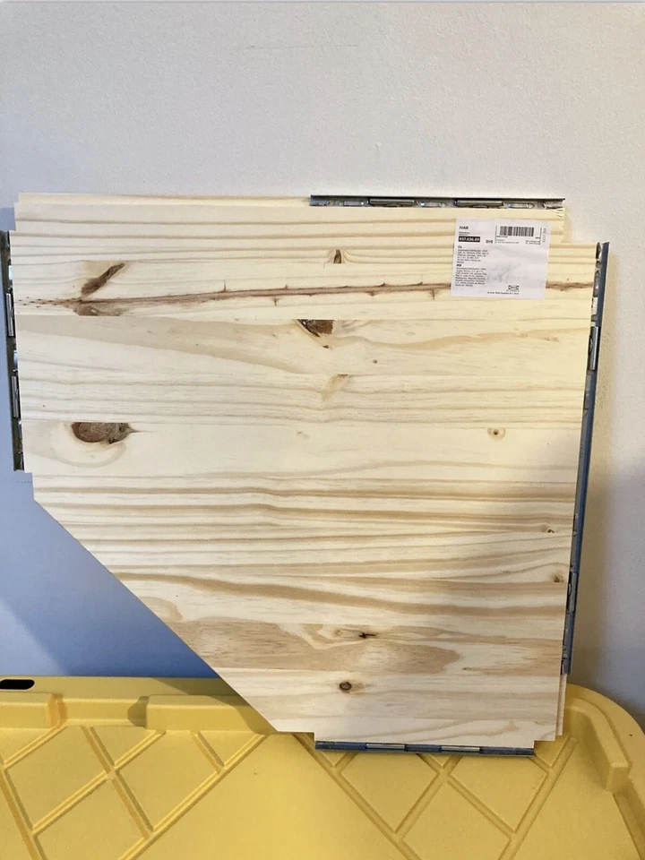 IKEA IVAR ONE Wood Corner Shelf - 22x22 for 12" LAST CHANCE NEW - Image 1 of 3