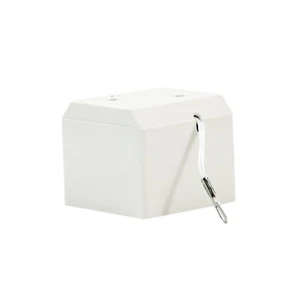 Bathroom Square Pull Cord Switch for Static Caravan Toilet Electric Light Switch - Picture 1 of 7