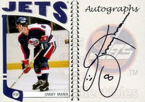 2004-05 ITG Franchises Canadian Auto #JMN Jimmy Mann