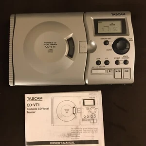 Tascam CD-VT1 Portable CD Vocal Trainer Good Working Condition - Picture 1 of 8