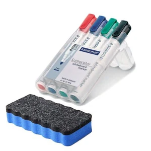 351 WP4 Lumocolor Whiteboardmarker 4 Stück in aufstellbarer Box farblich sort... - Bild 1 von 1