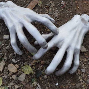 2PCS BLOODY HORROR SCARY HALLOWEEN PROP FAKE LIFESIZE ARM HAND PROP ORNATE - Picture 1 of 7