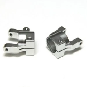 STRC STA31382S Aluminum Front C-Hub Silver (2) : Axial SCX10 II - Picture 1 of 2