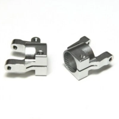 STRC STA31382S Aluminum Front C-Hub Silver (2) : Axial SCX10 II - Image 1 of 2