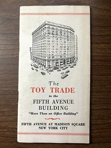 Toy Trade, Fifth Ave Building Manufacturing Co-Liste ~ New York City Toy Center - Bild 1 von 4
