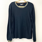 Quicksilver Men's Pullover Sweater Cotton Cashmere Black Size L