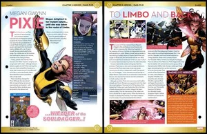 Pixie - Megan Gwynn #PI-01 Heroes - X-Men Marvel Fact File Page - Picture 1 of 1