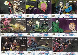 2023 WOMEN OF MARVEL - COMPLETE 25 CARD BATTLE TIME SET - UPPER DECK - Picture 1 of 3