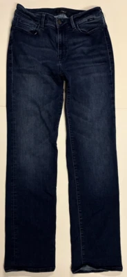 Mavi Jeans Womens 28 X 30 Kendra High Rise Straight Dark Wash Denim Stretch - Image 1 of 4