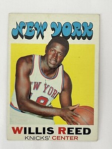 1971-72 Topps Willis Reed #30 New York Knicks HOF Condition Vg/Ex