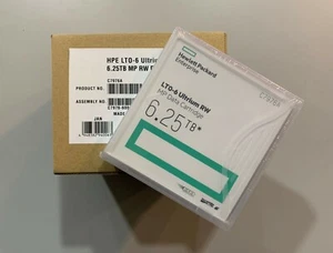 Bande de sauvegarde Ultrium HP LTO-6 (10 PACK) C7976A originale - HPE scellée usine - NEUVE - Photo 1/7