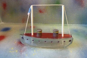 Vintage boat the COLORADO glass candy container #101 - Picture 1 of 10