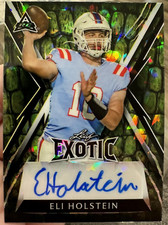 2023 Leaf Exotic Eli Holstein Crystal Alligator Rookie Auto /6 Alabama #BA-EH1