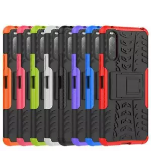 Sony Xperia L3 Heavy Duty Armour Tough ShockProof Hard Back Case Cover - Picture 1 of 20