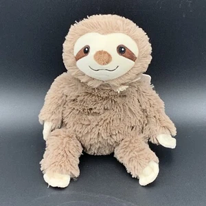 Warmies Sloth Plush Lovey Lavender Flaxseed 10 in Instructions Label Cute Face - Picture 1 of 5