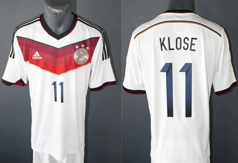Germany Klose Jersey World Cup 2014 Home Football Soccer Mens Shirt Size Adult M Cover