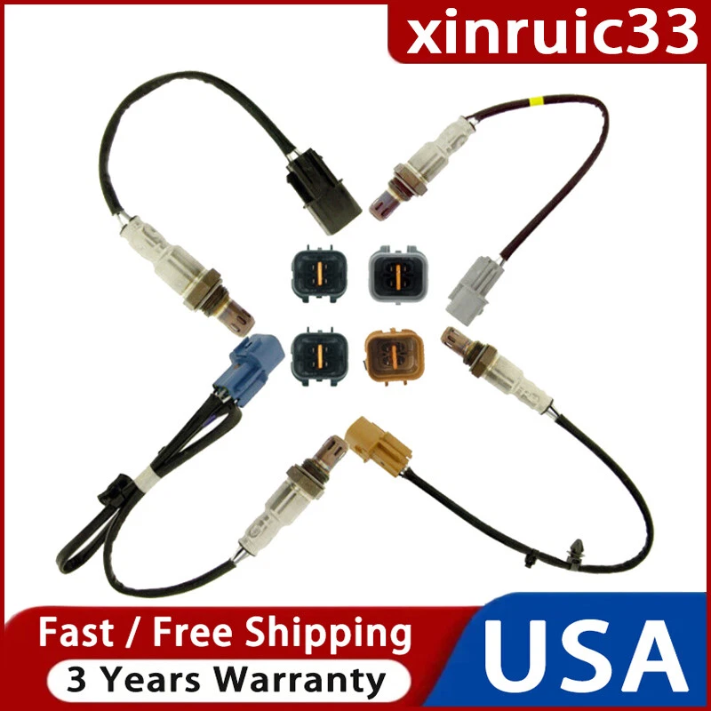 Juego de 4 sensores de oxígeno aguas arriba y aguas abajo para Kia Sedona 2011 2012 3,5 L V6 EE. UU. Foto 1 de 4