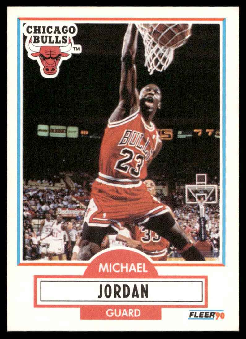 1990-91 Fleer Michael Jordan Chicago Bulls #26 B C98