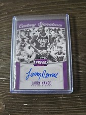 2015-16 Threads Century Signatures #CS-LNC Larry Nance Auto #129/199 SUNS HOF