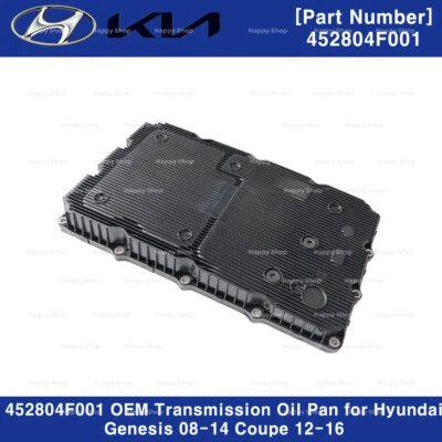 Pan de aceite de transmisión 452804F001 OEM para Hyundai Genesis 08-14 cupé 12-16 Foto 1 de 2