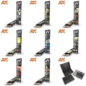 AK Interactive Weathering Pencils (Choose your Sets) - All Sets Available - Picture 1 of 10