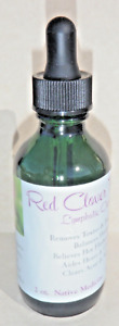 Red Clover Tincture Blood & Lymph Detox, Kan-sers, Skin Rashes, Inflammation