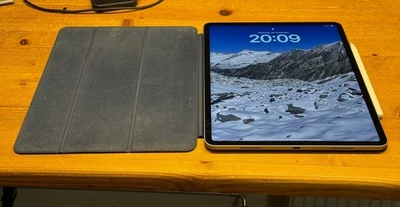 Apple iPadPro 12,9" (Gen6) Wi‑Fi+128GB+ Grau+ Care17.04.26+ Pencil2nd+SmartFolio - Bild 1 von 4