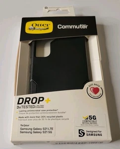 New OtterBox Symmetry Samsung Galaxy S21 Ultra 5G Black Case Free Shipping - Photo 1 sur 4