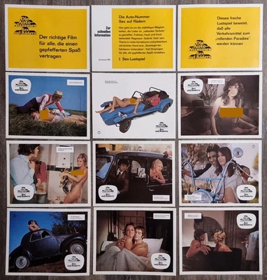 Aushangfotos, Pressefotos zu DIE AUTO-NUMMER - SEX AUF RÄDERN BRD 1972. - Bild 1 von 4