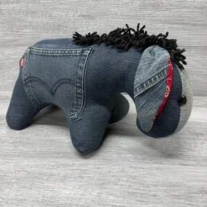 Eeyore Plush Handmade Levi's Strauss Jeans Unique Rare 16-inches Disney Pooh - Picture 1 of 9