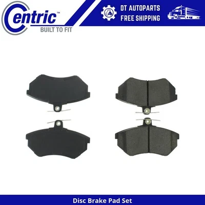 Para 1993-1998 Volkswagen Golf | Pastilhas de freio a disco dianteiras centrais | Semi-metálicas - Imagem 1 de 4