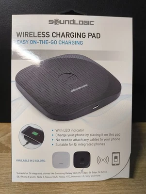 Wireless Charging Pad (Soundlogic/Action, Qi-Standard, schwarz) - Bild 1 von 4