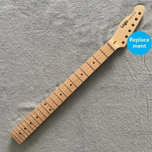Reverse Head Maple Electric Guitar Neck Replacement 22 Frets Clear Glossy - Picture 1 of 10