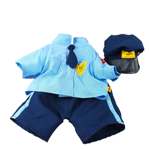Build a Bear Workshop Clothes Police Uniform With Hat Vintage BAB - Picture 1 of 5